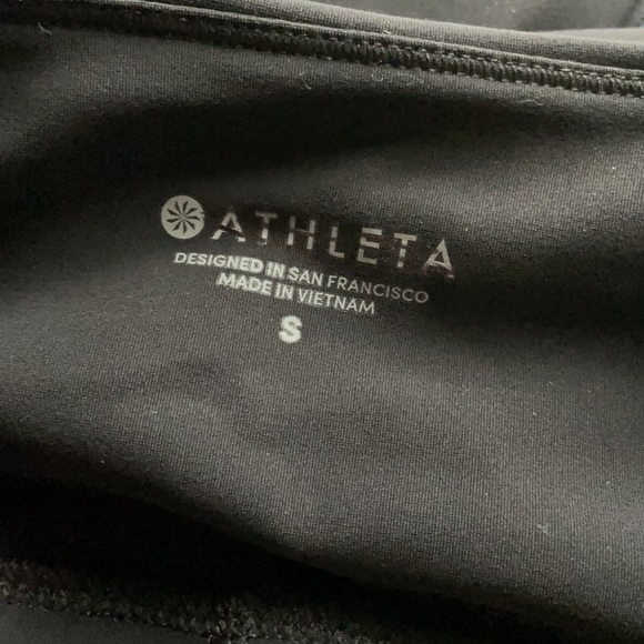 Athleta NEW Stellar Tight Pants black/blue Small - Picture 7 of 10